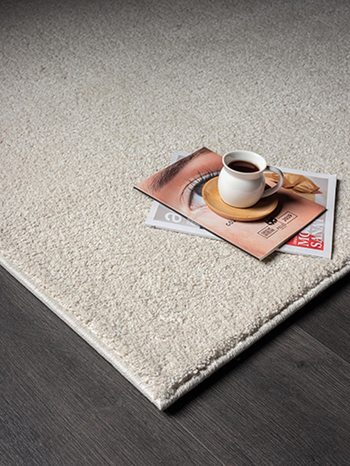 TEPPICHLÄUFER Uni BORMIDA Polypropylen Creme 80 x 150 cm - Beige, Textil (80/150cm) - KADIMA DESIGN