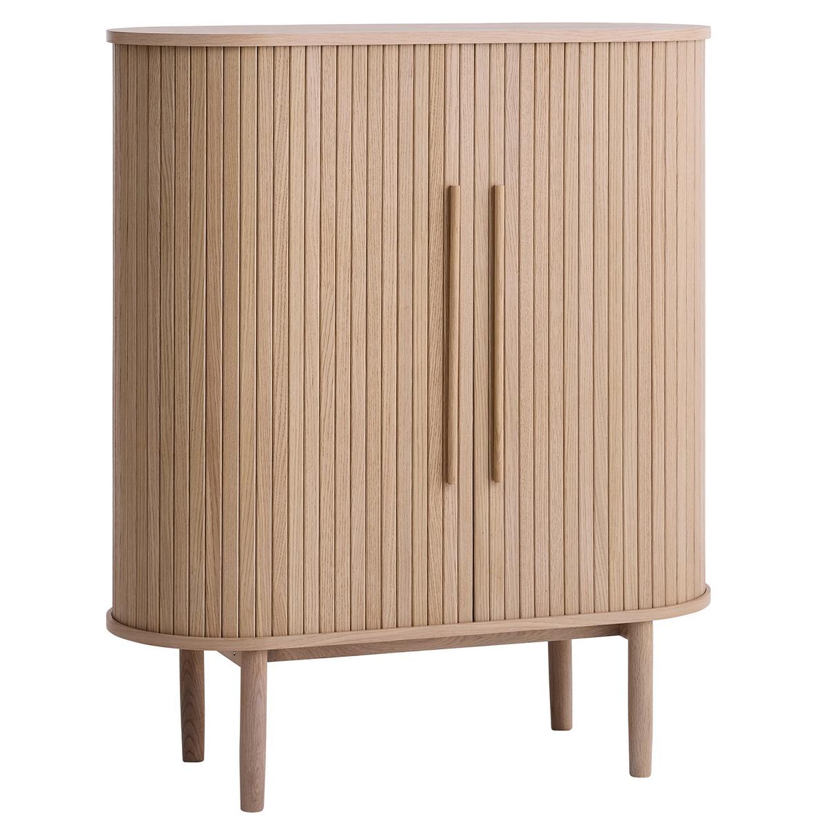 HIGHBOARD Meta 1-türig 100 cm - Hellbraun/Beige, Holz/Holzwerkstoff (100/118/40cm) - Selsey