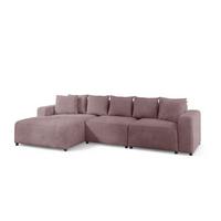 ECKSOFA Megan In Poso - Altrosa, Holzwerkstoff/Textil (331/165cm) - Fun Möbel