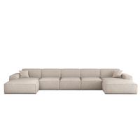 WOHNLANDSCHAFT Celes Premium Xl Artico - Creme, Holzwerkstoff/Textil (462/73/165cm) - Fun Möbel