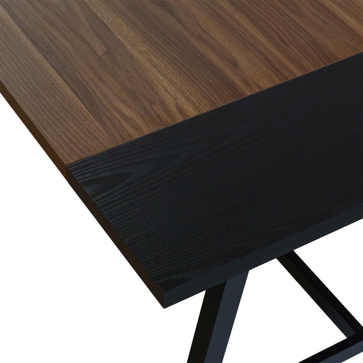 ESSTISCH Caracas Walnuss-Optik, 160 cm - Walnussfarben, Holzwerkstoff (80/160/75cm) - VS Venta-stock