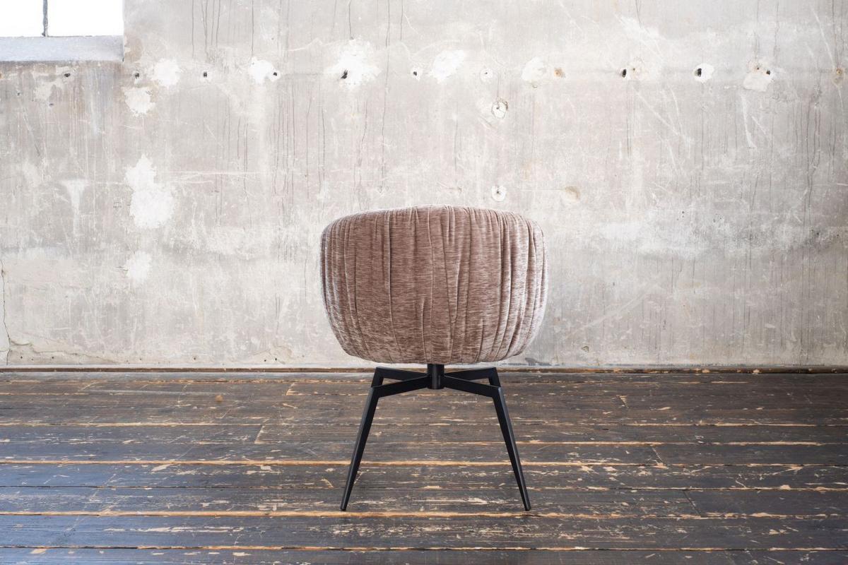 ESSZIMMERSTUHL LIMA Braun Webstoff (1er-Set) - Hellbraun/Braun, Kunststoff/Textil (57/80/60cm) - KAWOLA
