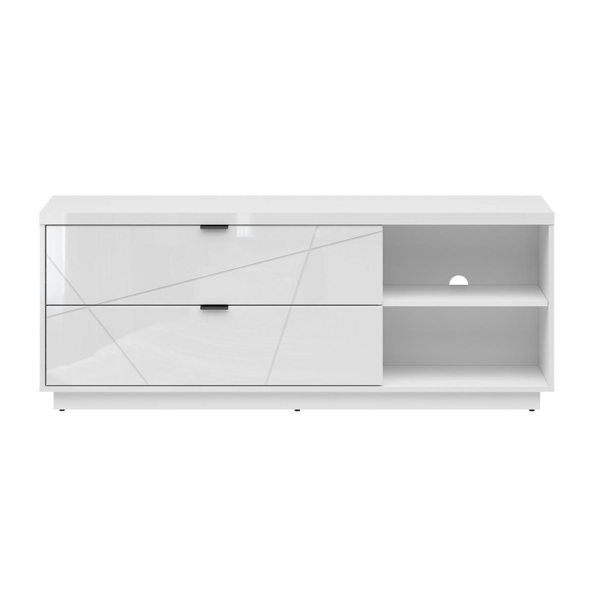 TV-MÖBEL Sven Weiß - Weiß, Holzwerkstoff (156/61/43cm) - Petits-meubles