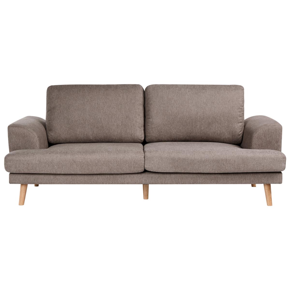 SOFA-SET 4-Sitzer Stoff Braun Kildal - Braun, Textil (280/90/96cm) - Beliani
