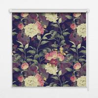 INNENROLLO - Fensterrollo - Rollo - 100x100 cm - Blumen - Grün, Kunststoff (100/100/0.5cm) - TULUP