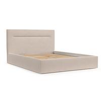 POLSTERBETT Liline 140/200 cm Beige im Asti Stoff - Beige/Schwarz, Holz/Holzwerkstoff (140/200cm) - AltaBeds