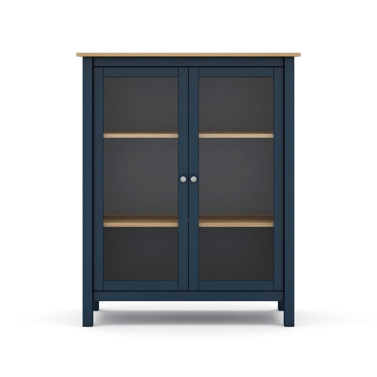 ESSZIMMERSCHRANK Misti Blau 90/40/110 cm - Blau, Holz (40/110/90cm) - Calicosy