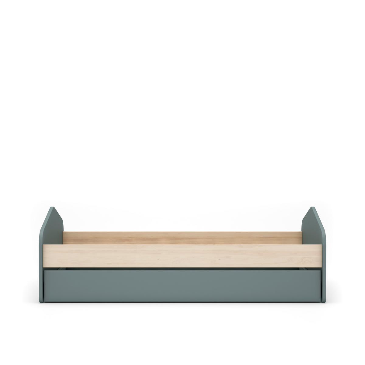 BETT Estefania Grün 205.4/100/65 cm - Grün, Holz (190/90cm) - Calicosy
