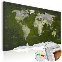 PINNWANDBILDER Grün 120/80 cm - Grau/Grün, Naturmaterialien/Textil (120/80cm) - KUNSTLOFT