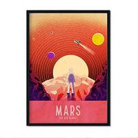 POSTER Weltraum & Planeten A4 Rahmenlos - Klar, Papier (29.7/5/21cm) - Nacnic