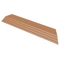 ABSCHLUSSLEISTE WPC Ecke rechts Hellbraun - Hellbraun, Holzwerkstoff (38/2/7.5cm) - ML-DESIGN