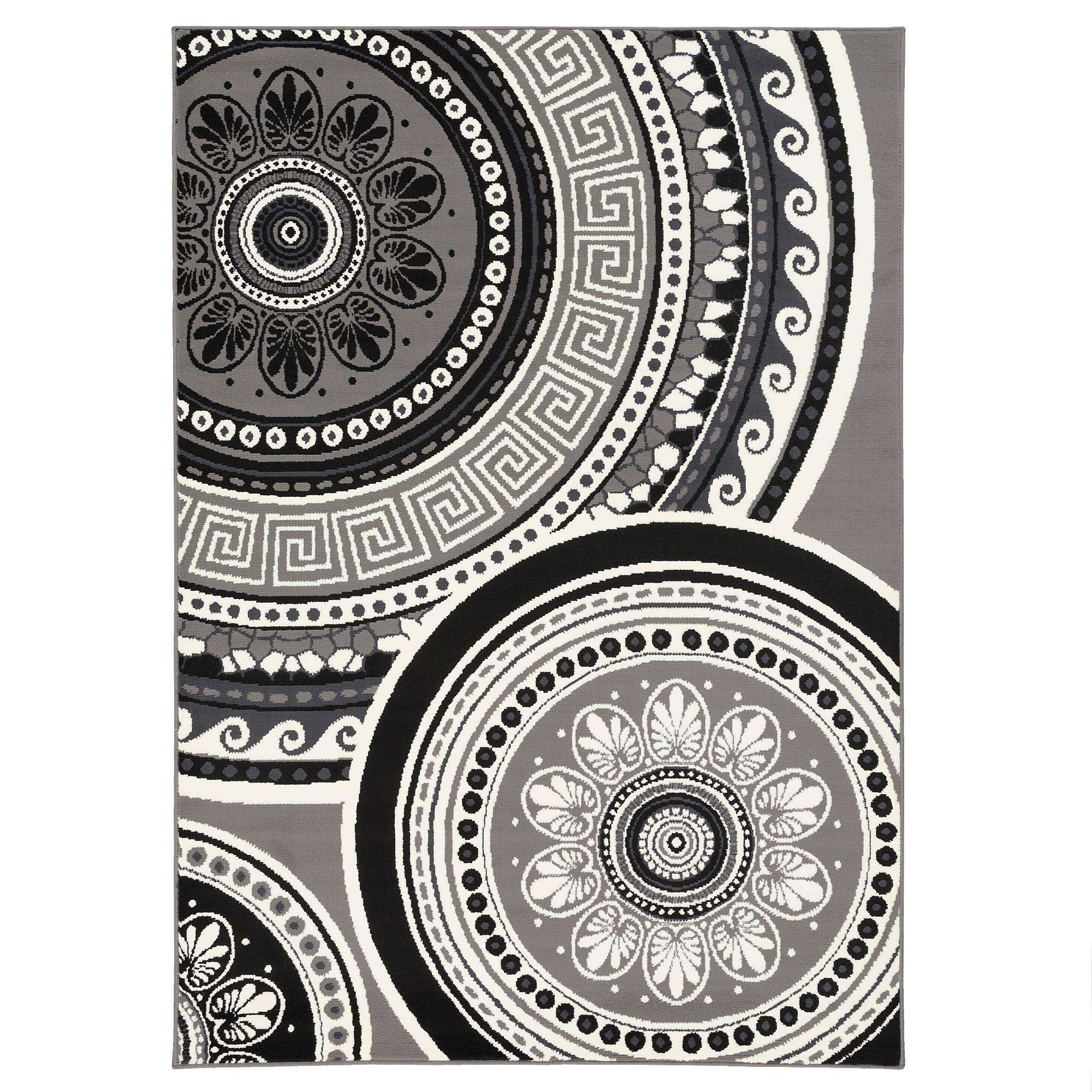 TEPPICH TRENDLINE MANDALA - Schwarz, Textil (120/170cm) - Pergamon