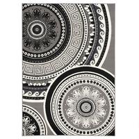 TEPPICH TRENDLINE MANDALA - Schwarz, Textil (120/170cm) - Pergamon