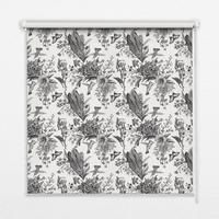 INNENROLLO - Fensterrollo - Rollo - 90x180 cm - Gezeichnete Natur - Grau, Kunststoff (90/180/0.5cm) - TULUP