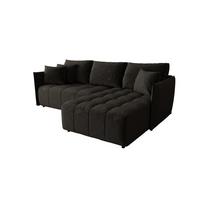 ECKSOFA Treviso - Dunkelgrau, Holzwerkstoff/Textil (245/185cm) - Fun Möbel