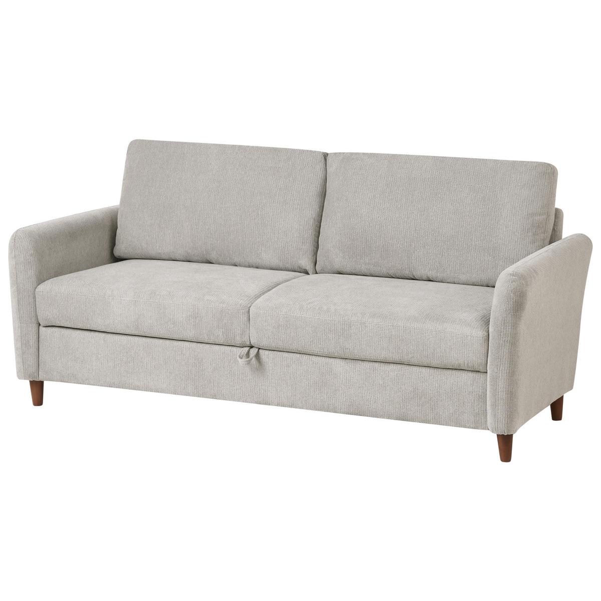 3-SITZER-SOFA Stoff Grau Mare - Grau, Textil (184/88/77cm) - Beliani