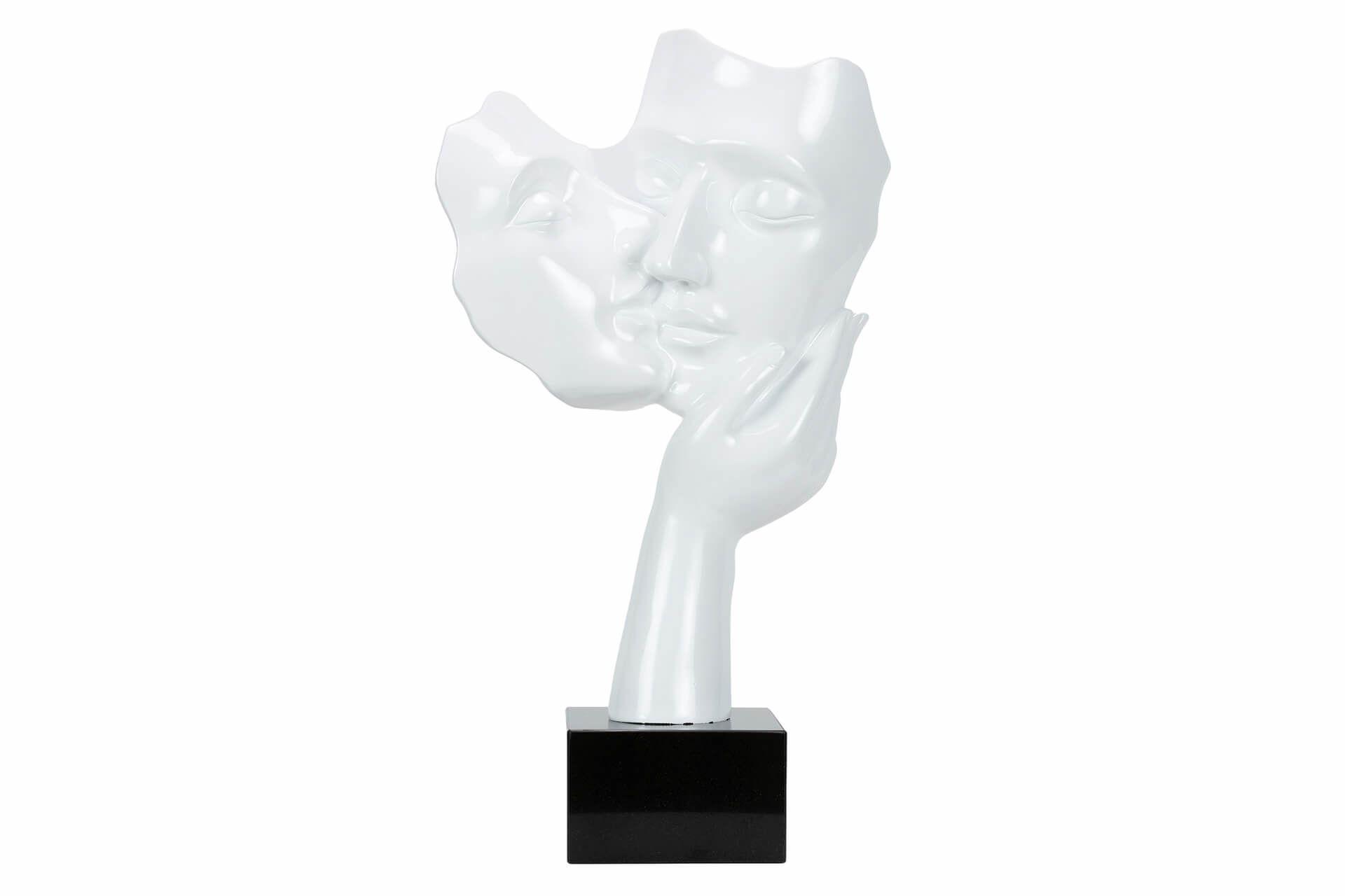 SKULPTUR Weiß 27/50 cm - Weiß, Stein (4.6/50/14cm) - KUNSTLOFT