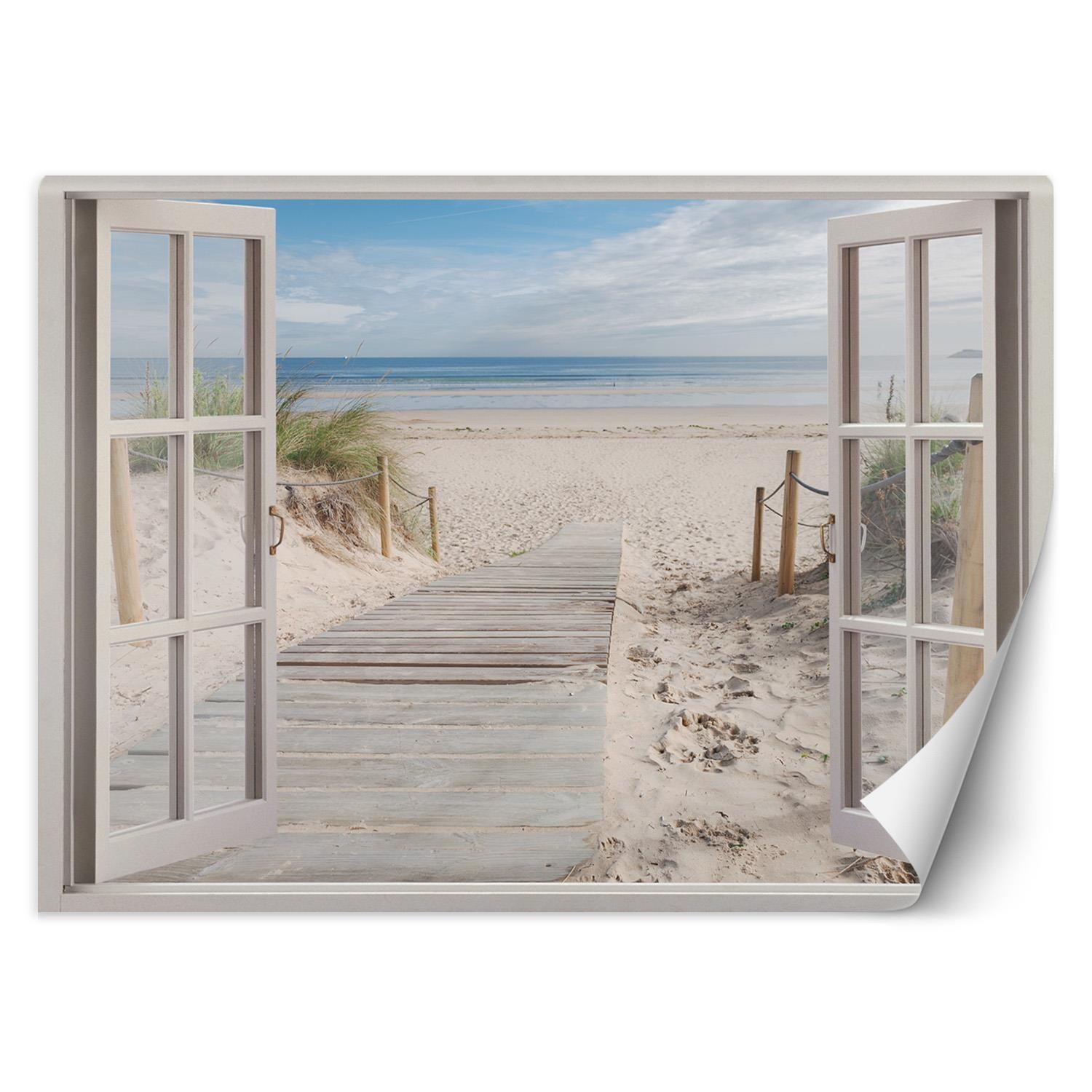 VLIESTAPETE Beige 210/150 cm - Beige, Papier (210/150cm) - KUNSTLOFT