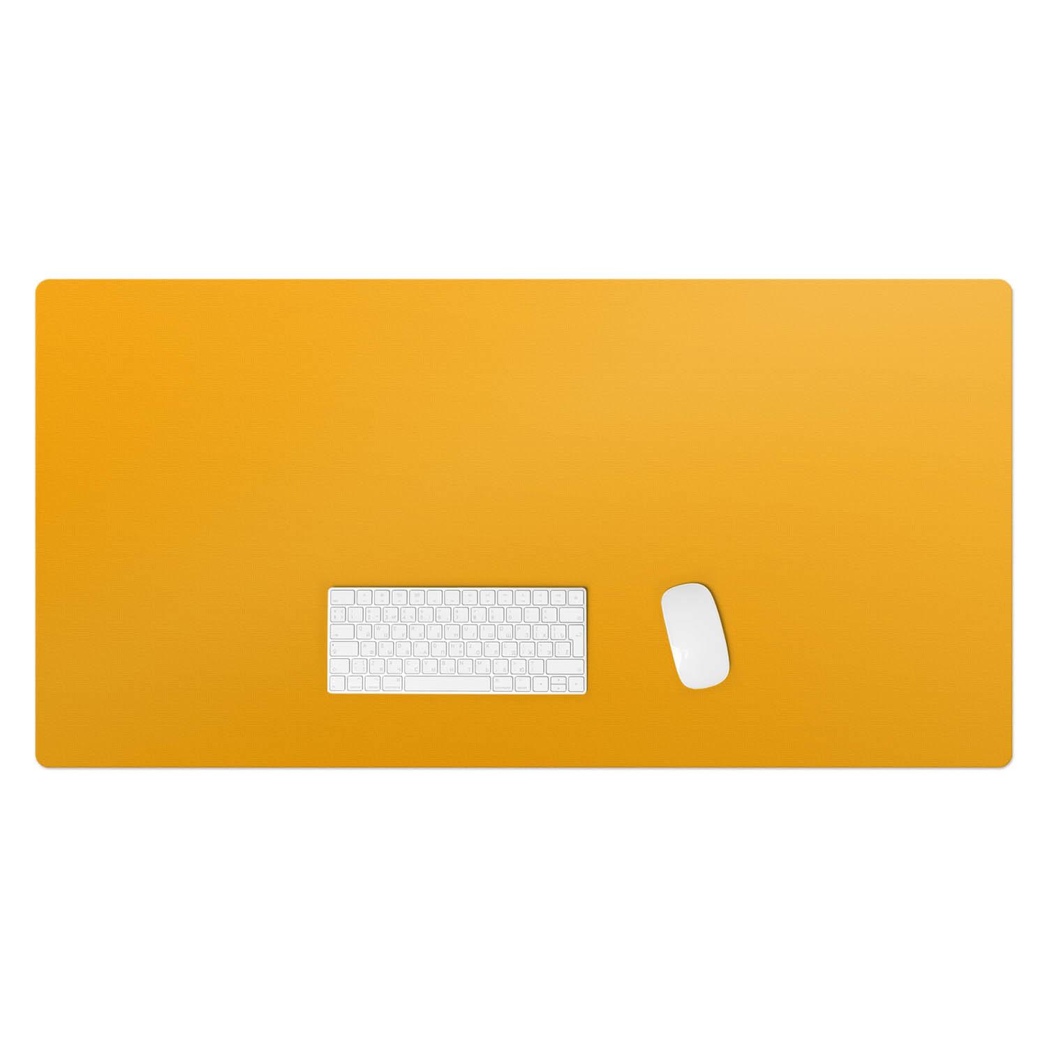 SCHREIBTISCHUNTERLAGE 120x60 cm Orange - Orange, Kunststoff (120/60/1.6cm) - Wallfluent