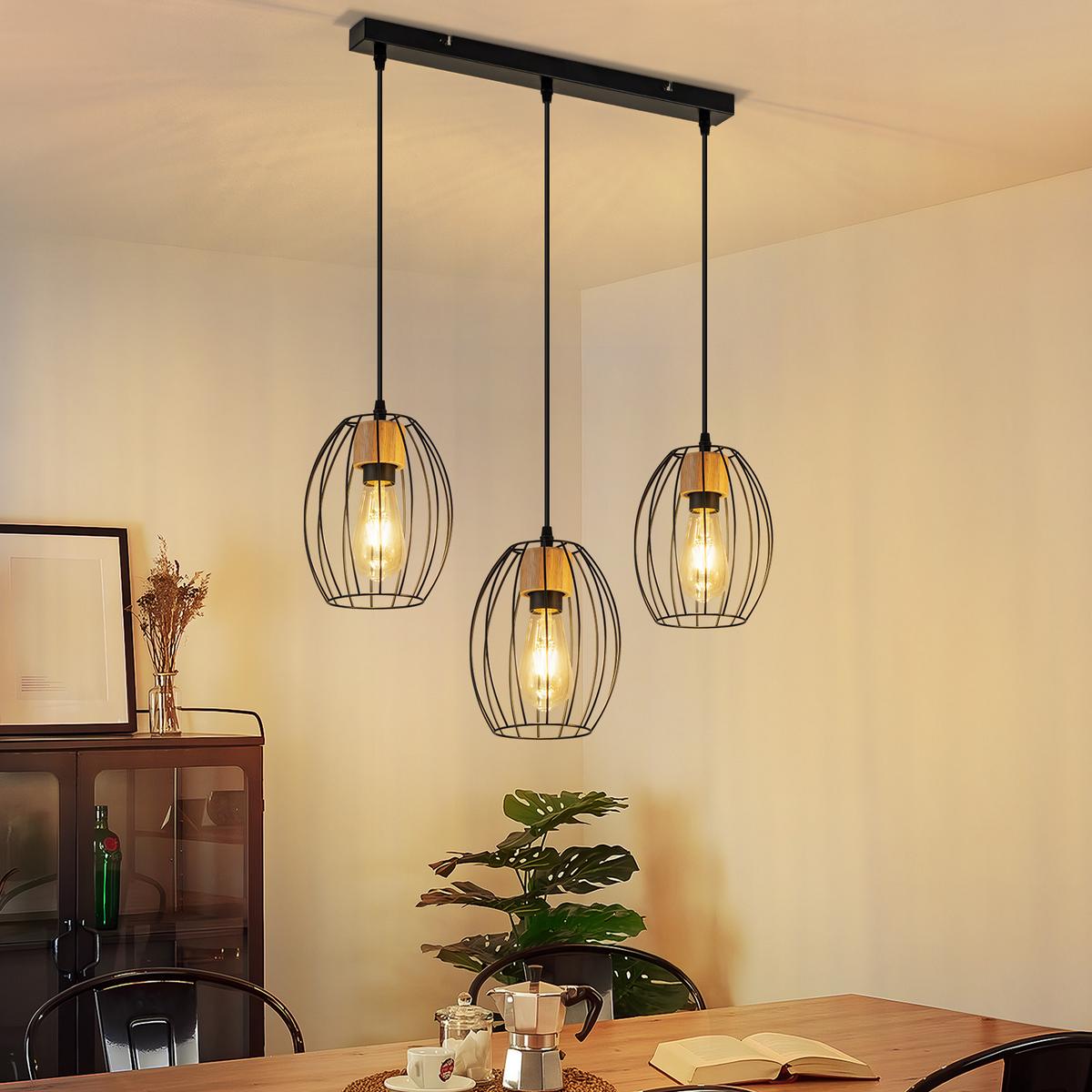 PENDELLEUCHTE Fiona 50/17/147 cm - Schwarz, Metall (50/17/147cm) - ZMH