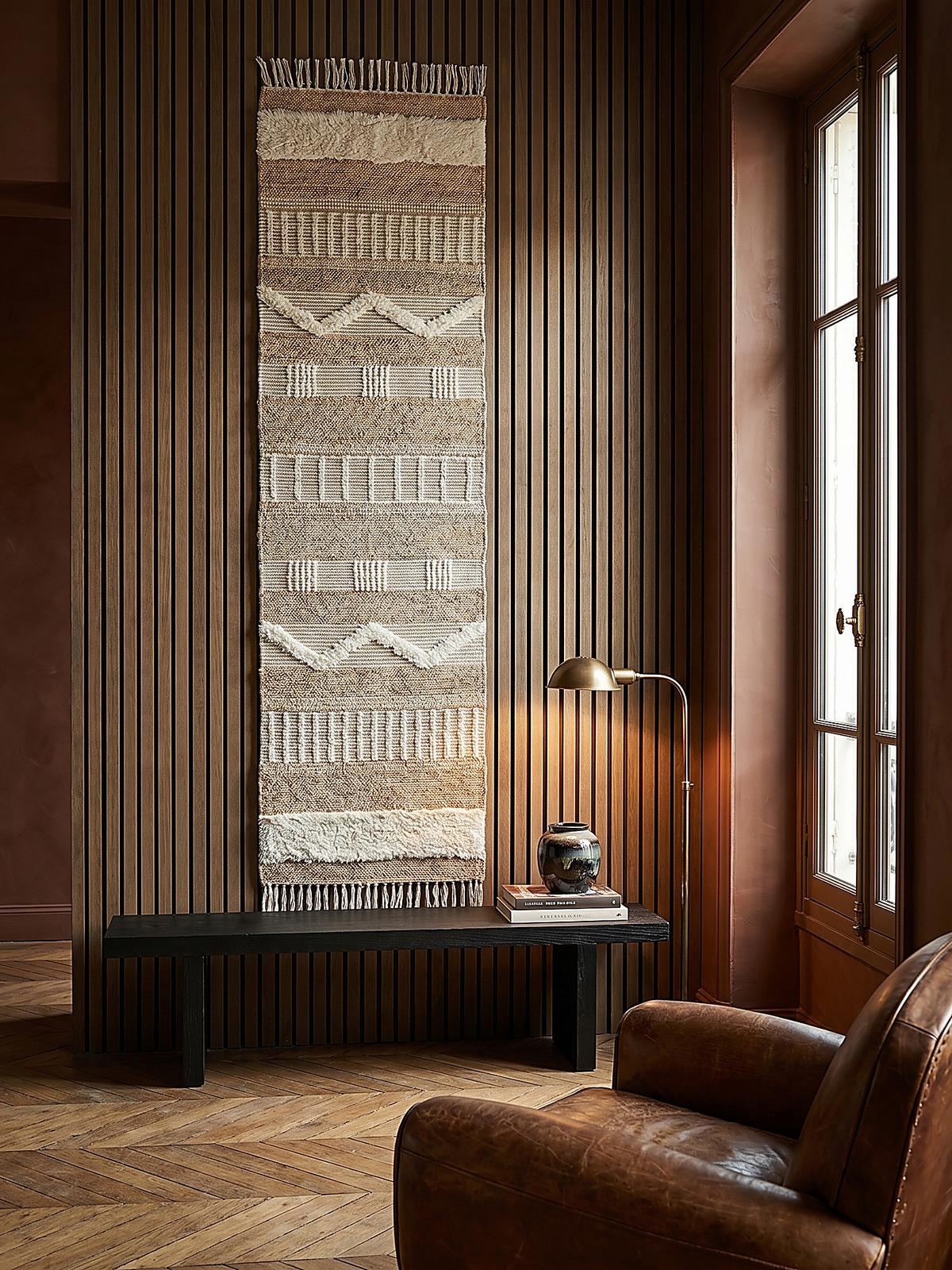 TEPPICH aus Jute handgewebt WHARFE in Braun-Beige, geometrisch, 60 x 230 cm - Braun, Textil (230/60cm) - KADIMA DESIGN