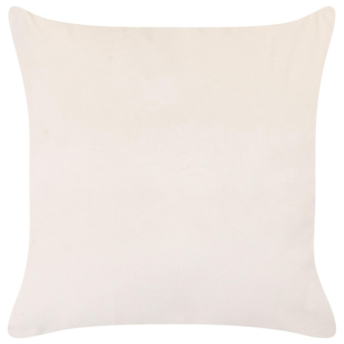 DEKOKISSEN 2er-Set Rosa 45/45 cm Triteleia - Pink, Textil (45/45cm) - Beliani