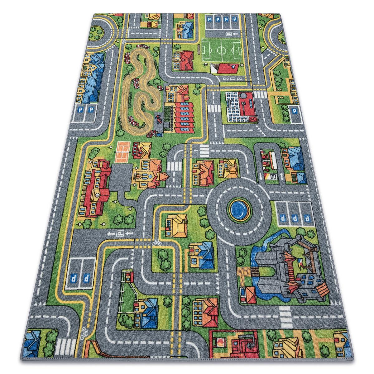 TEPPICH Rebel Roads 95/200 cm - Grau, Textil (95/200cm) - rugsX