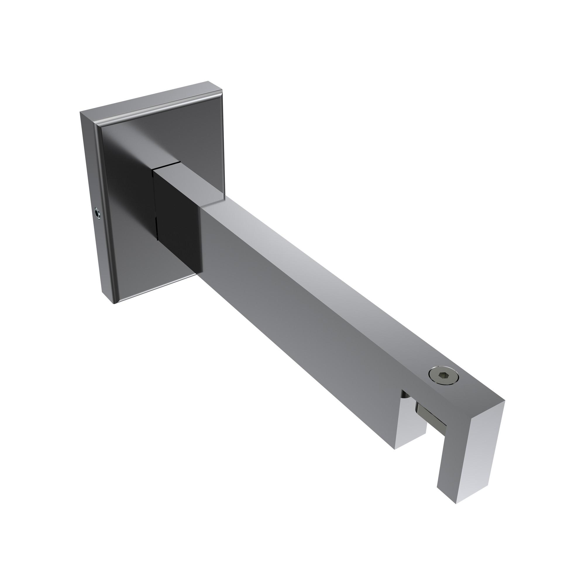TRÄGER FÜR GARDINENSTANGEN INNENLAUF 14x35 mm, Smartline 1-läufig lang, Chrom - Chromfarben, Metall (14.5/6.5/4.5cm) - INTERDECO