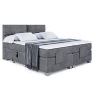 BOXSPRINGBETT elektrisch verstellbar mit 2 Matratzen H4/Taschenfederung MAYA EL 160 x 200 Dunkelgrau - Dunkelgrau, Holzwerkstoff (167/200cm) - ALTDECOR