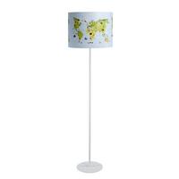 STEHLAMPE Bunt 40/30 cm - Multicolor/Weiß, Kunststoff (30/3.8/30cm) - ONZENO