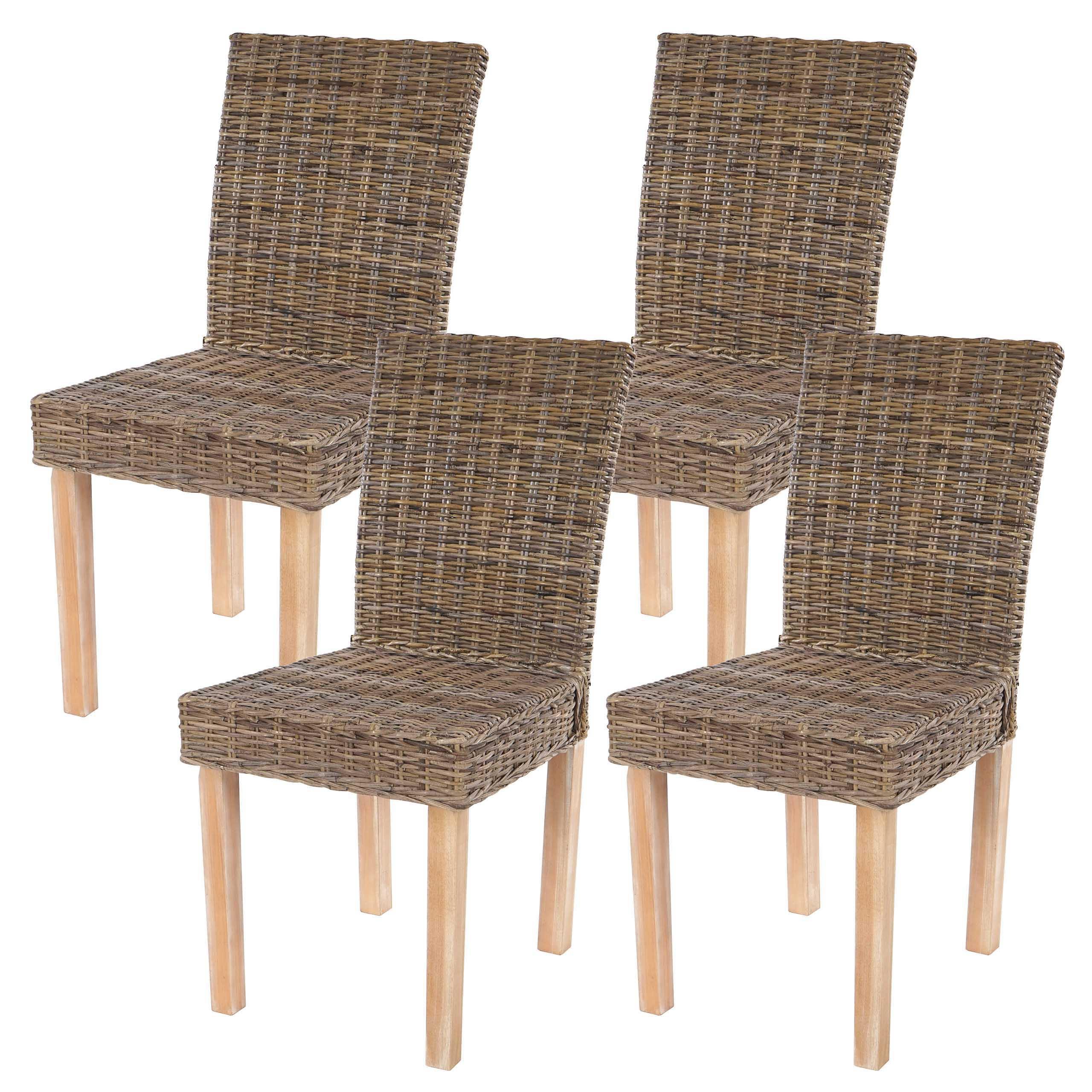 ESSZIMMERSTUHL Braun 4er-Set - Braun, Holz (43/89/56cm) - MCW