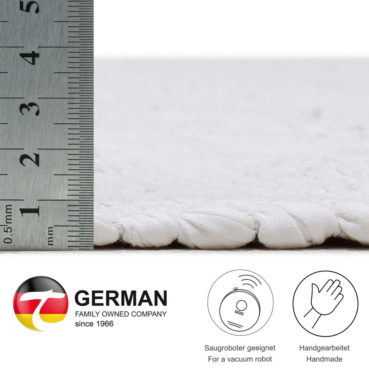 FLECKERLTEPPICH Chindi 160x230 cm - Weiß, Textil (160/230cm) - Rug and Roll