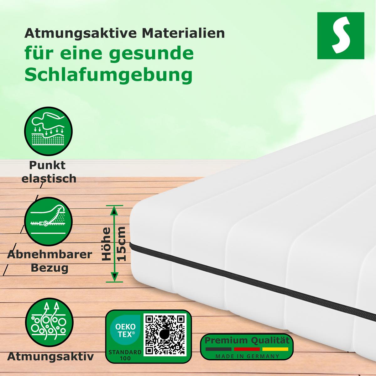 KISSEN für alle Schlafpositionen 80 x 80 cm - Weiß, Textil (80/80cm) - Schlaftroll