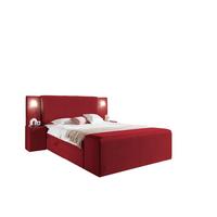 BOXBETT Marten überlänge Set.4 - Rot, Holzwerkstoff/Textil (140/220cm) - Fun Möbel