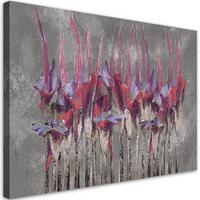 WANDBILD pflanzen blumen simnitło - Grau, Textil (60/40cm) - Feeby