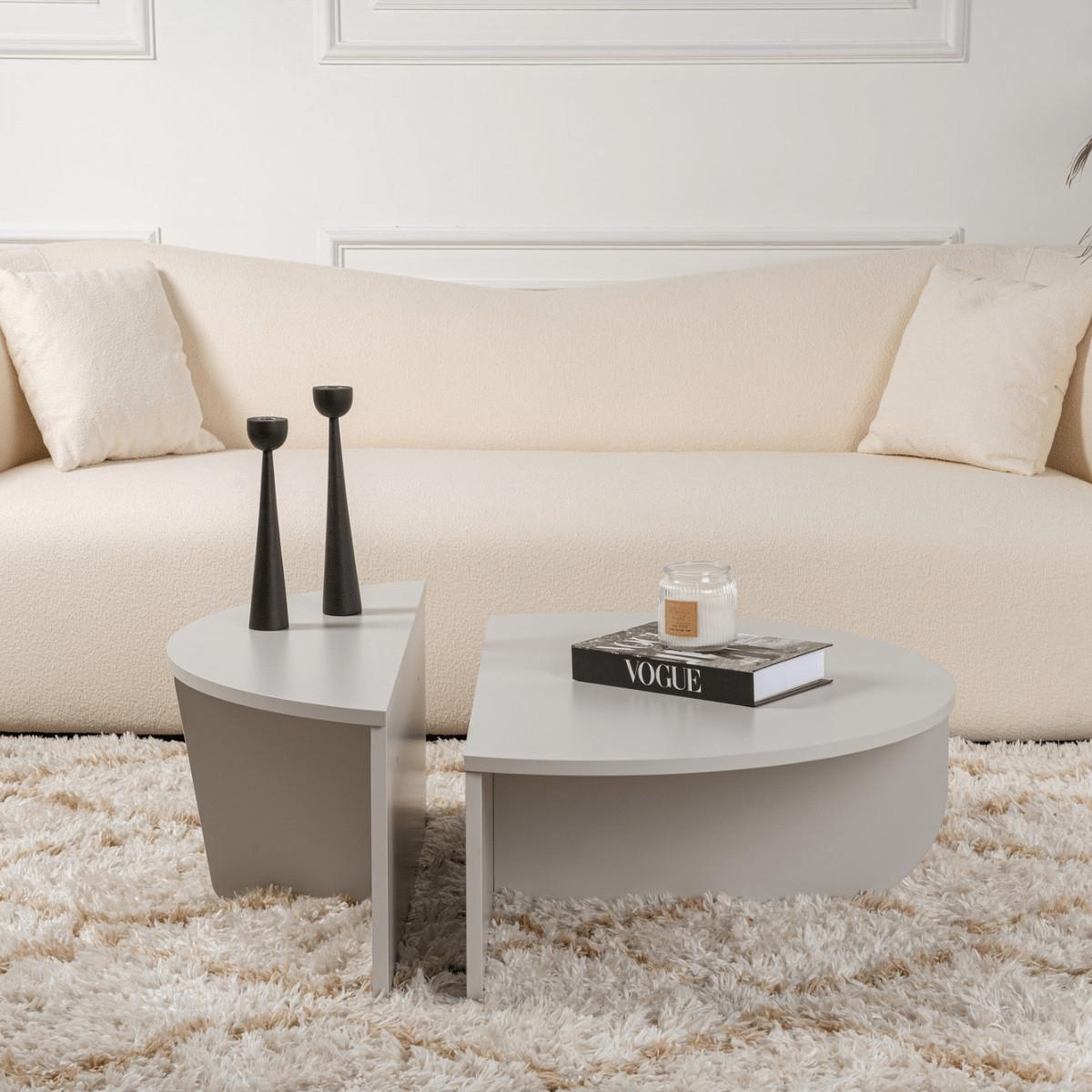 COUCHTISCH orion Braun - Grau, Holzwerkstoff (9.5/90/35cm) - Calicosy