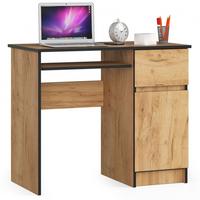 SCHREIBTISCH Eiche Craft 77/90/50 - Eiche San Remo, Holzwerkstoff (120/53.6/77cm) - RAUMHIRSCH FURNITURE