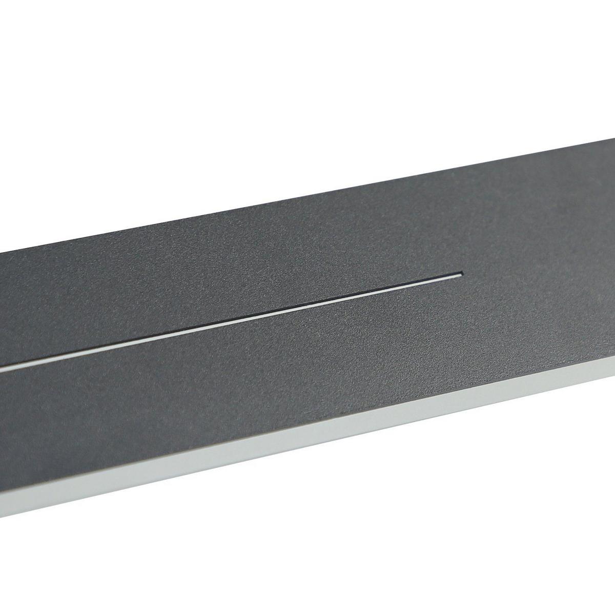 LED-WANDLEUCHTE Radiance 5/4/30 cm - Schwarz, Metall (4/30/5cm) - ZMH