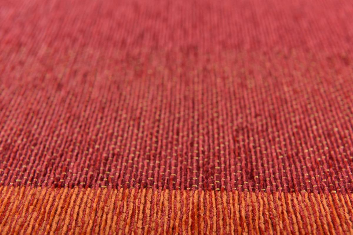 FLACHWEBETEPPICH Cosima 100x100 cm - Rot, Textil (100/100cm) - Gino Falcone