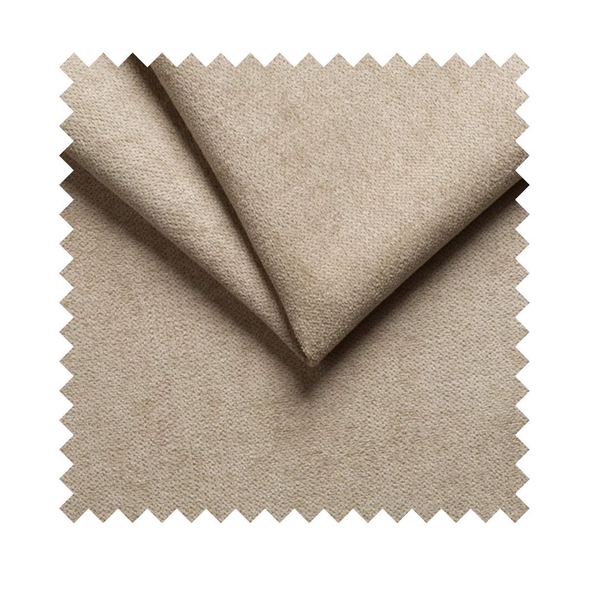 3-SITZER SOFA Nubelle Beige Chenille-Bezug, wasserabweisend - Beige/Schwarz, Kunststoff/Textil (244/85/93cm) - Selsey