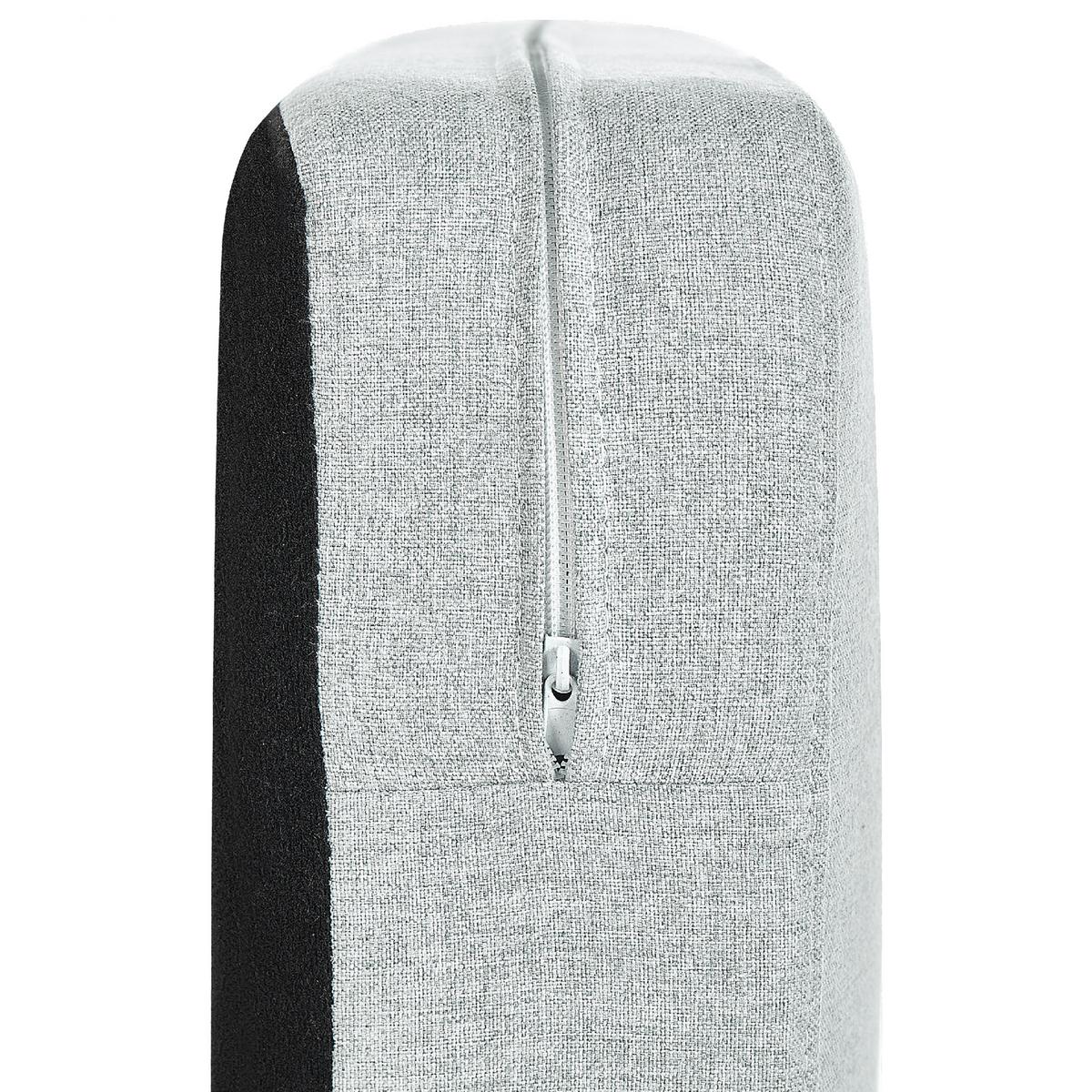 SESSEL Polsterbezug Grau Vietas - Grau, Textil/Metall (85/88/67cm) - Beliani