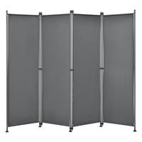 SICHTSCHUTZ Modica - Grau, Textil/Metall (215/170cm) - pro.tec