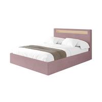 POLSTERBETT mit Bettkasten und Lattenrost, Bett mit Matratze H3/H4 - GOLA 180x200 Rosa - Rosa, Holzwerkstoff/Textil (180/200cm) - ALTDECOR