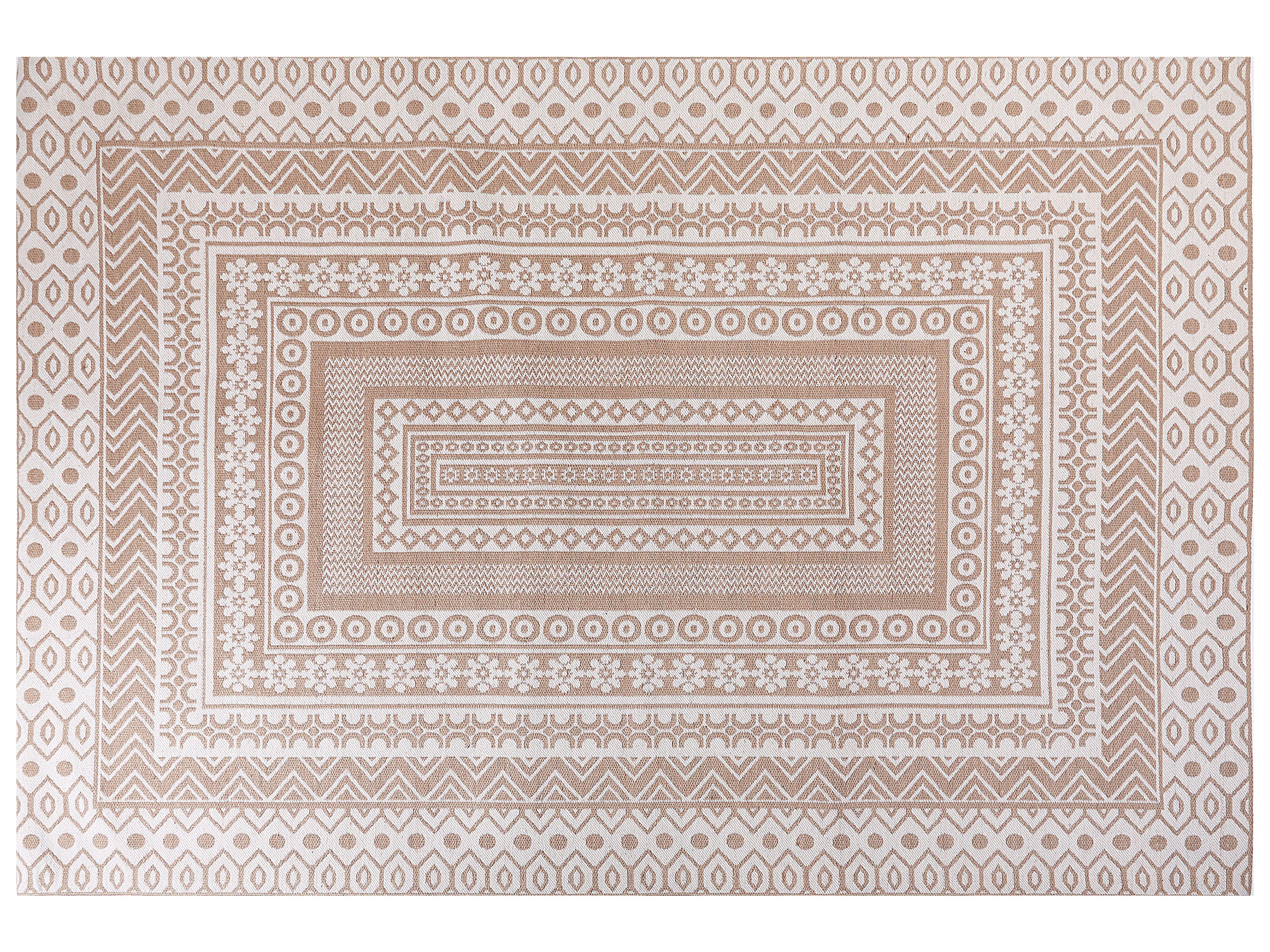 KURZFLOR-TEPPICH Baglar 230/160 cm - Beige, Naturmaterialien (160/230cm) - Beliani