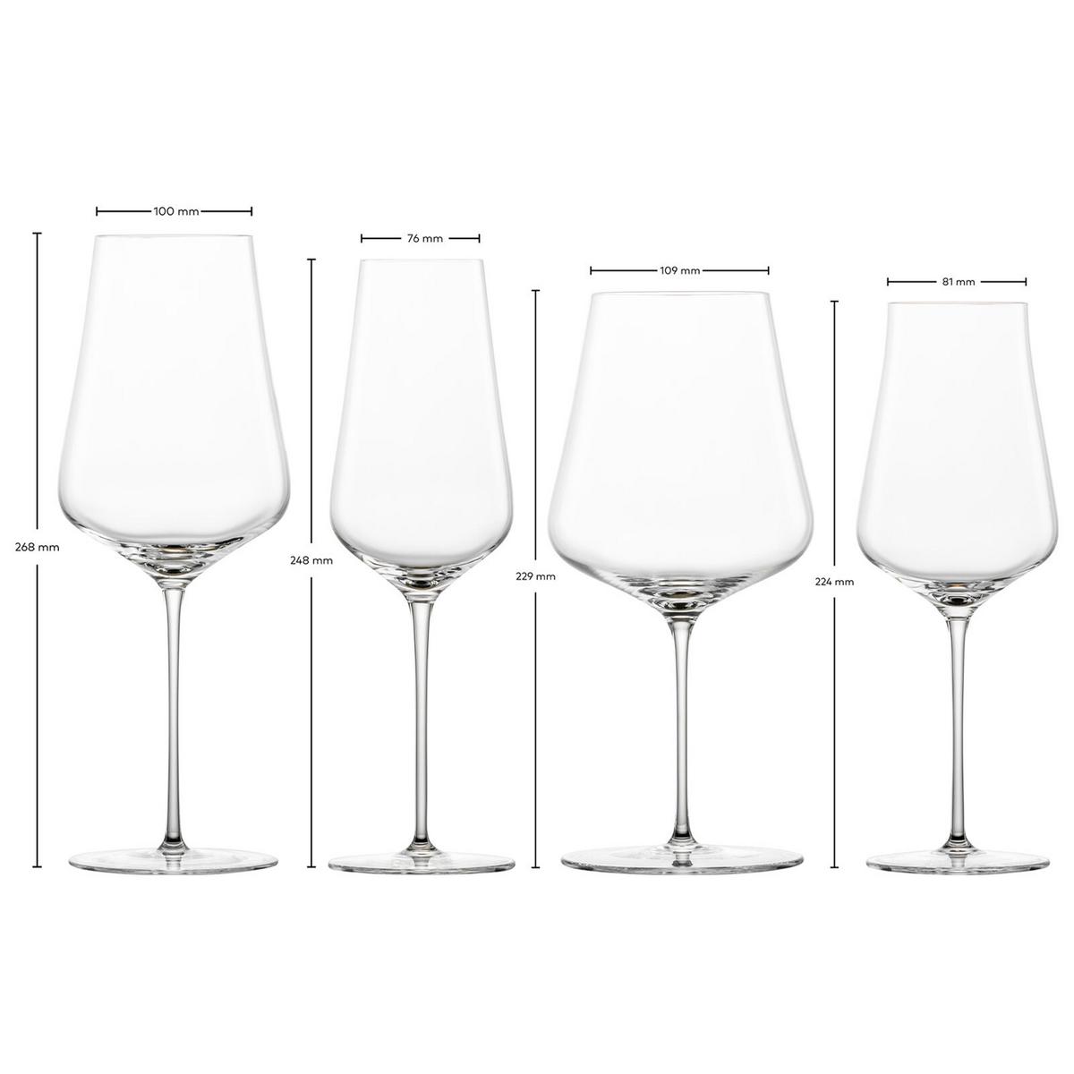 WEIN- UND CHAMPAGNERGLÄSER Duo transparent 8er Set - Transparent, Glas - Zwiesel Glas