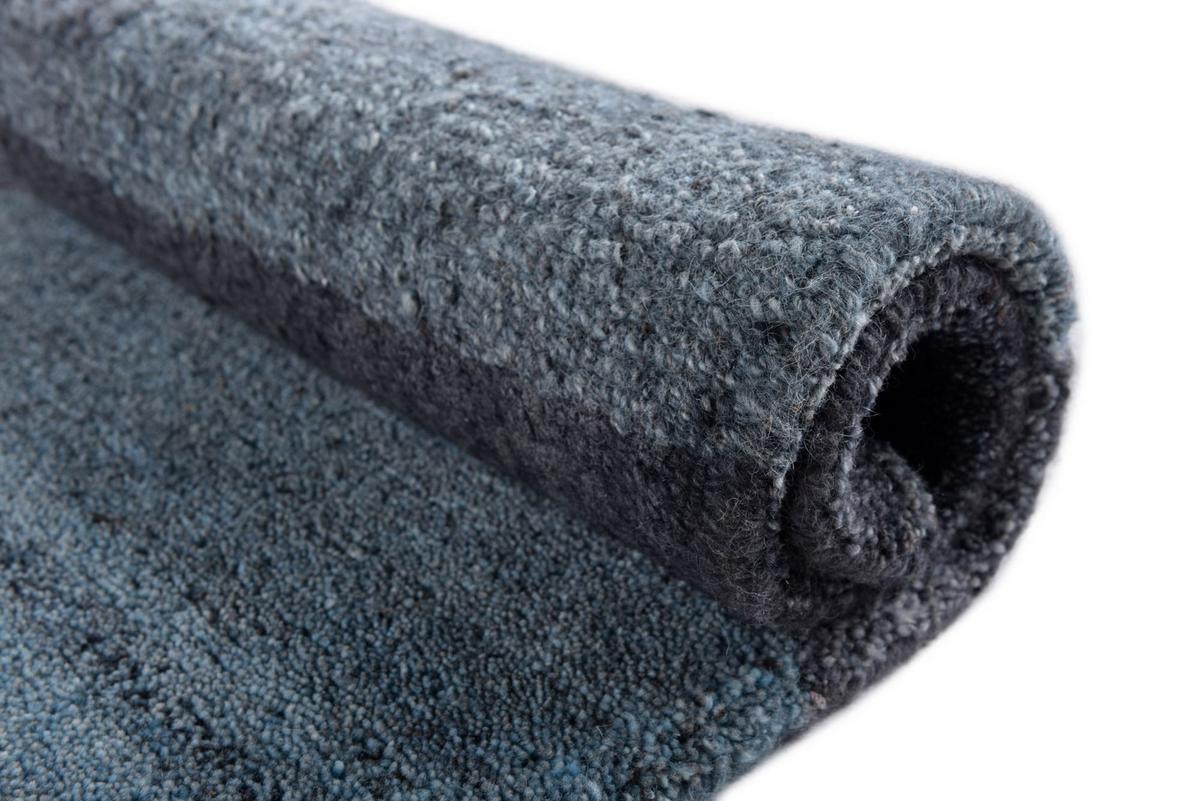 WOLLTEPPICH Dalas 60x90 cm - Türkis, Textil (60/90cm) - THEKO