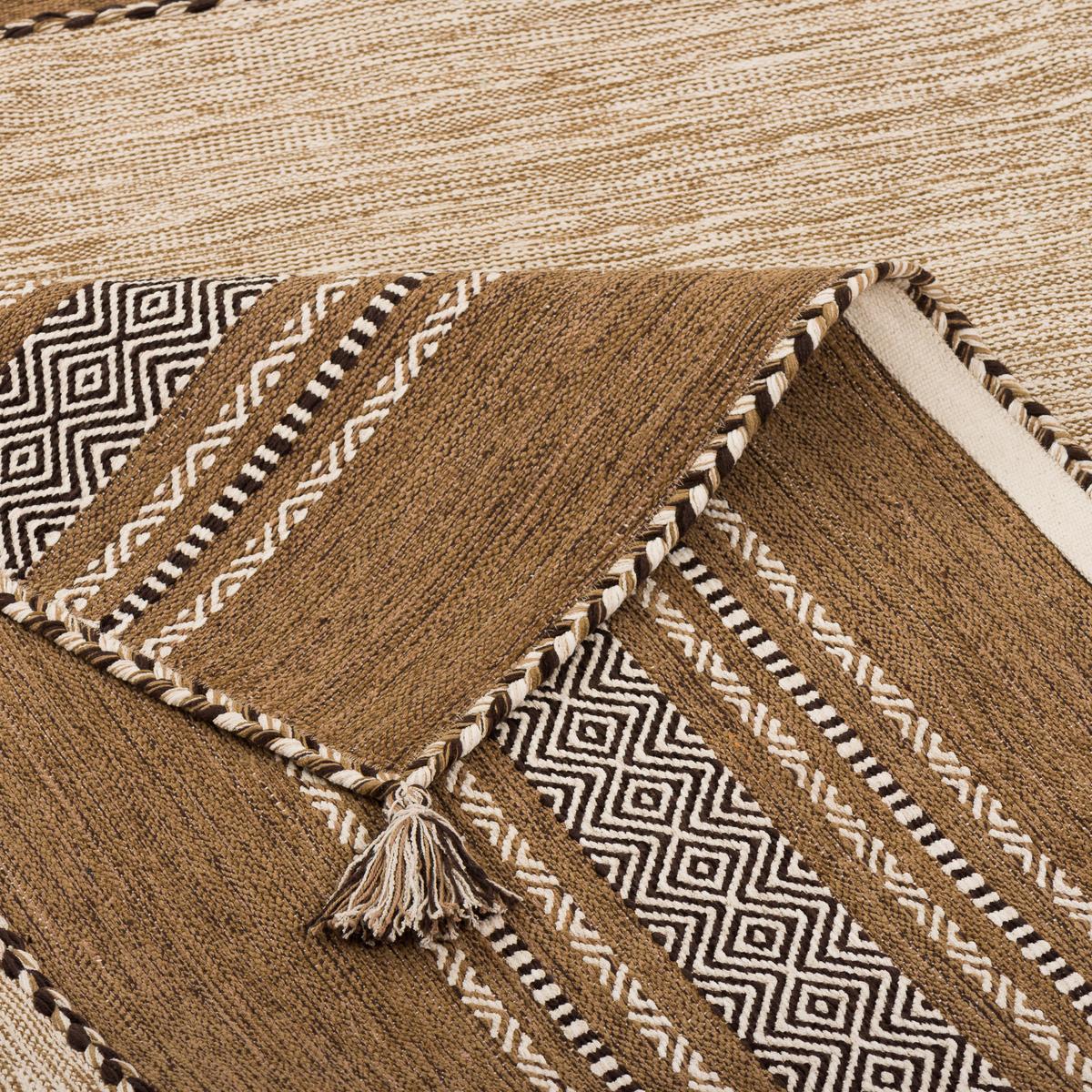 NATUR TEPPICH KELIM NAVARRO - Beige, Textil (140/200cm) - Pergamon
