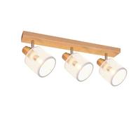 STRAHLER Dankbar 3-flammig 42/10/14 cm - Weiß, Metall (42/10/14cm) - ZMH