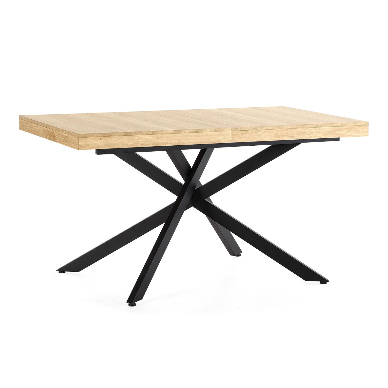 ESSTISCH Palermo Farbe Eiche, 140-180 cm - Eichefarben, Holzwerkstoff (80/140/75cm) - VS Venta-stock