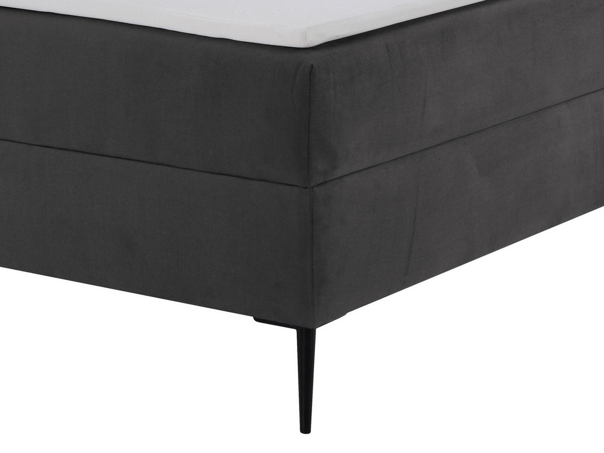 BOXBETT Portes - H3 - Schwarz, Holzwerkstoff/Textil (160/200cm) - MIRJAN24